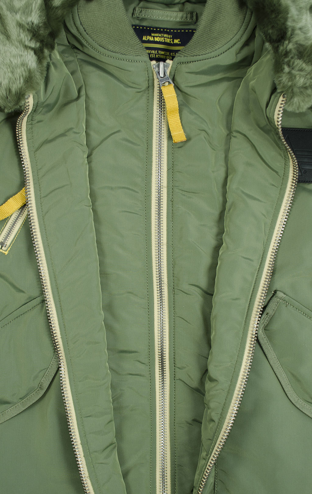 Куртка-пилот ALPHA INDUSTRIES B-15 AIR FRAME sage green 