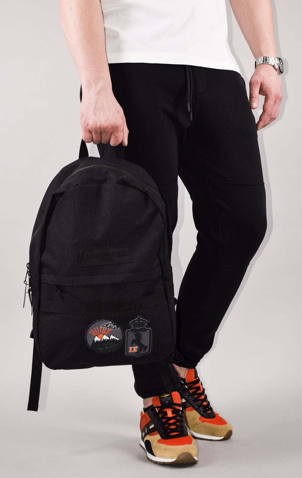 Рюкзак AERONAUTICA MILITARE BACK-PACK SS 22/CN jet black (BO 1079) 