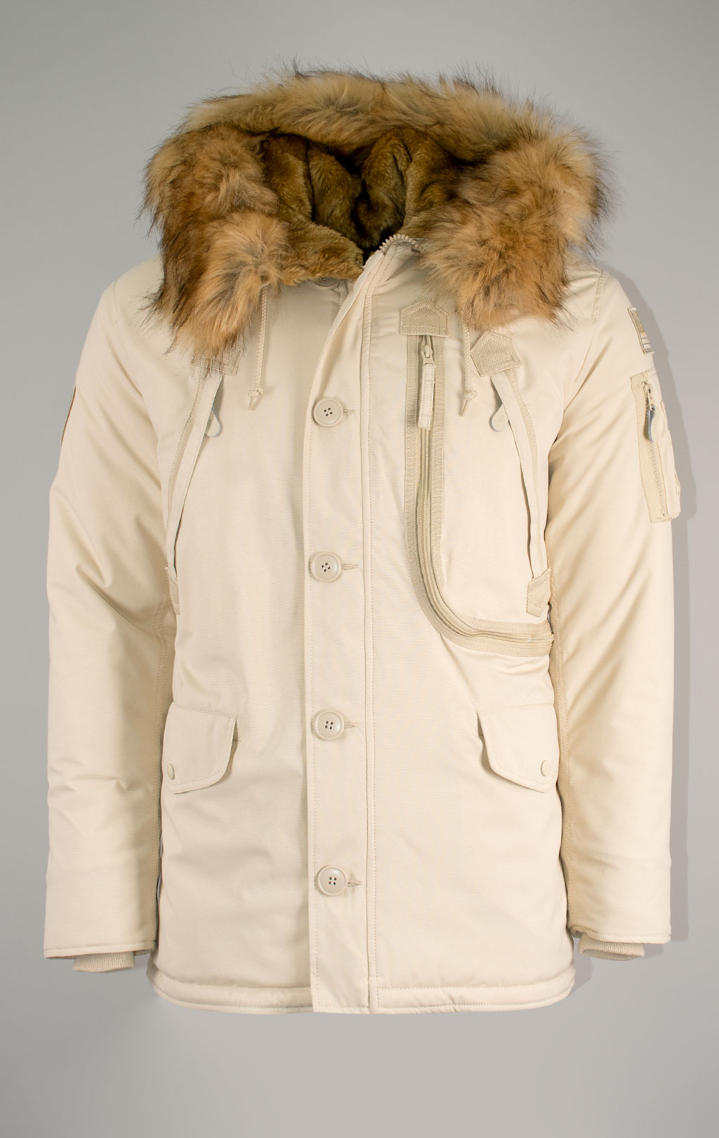 Аляска ALPHA INDUSTRIES POLAR vintage white 