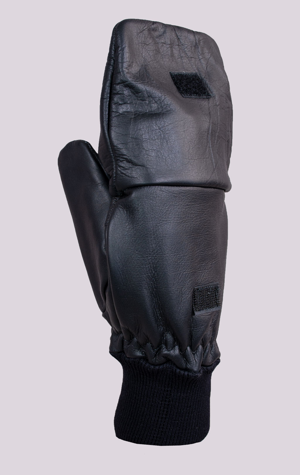Перчатки утеплённые кожа с клапаном black WG-52 Пакистан