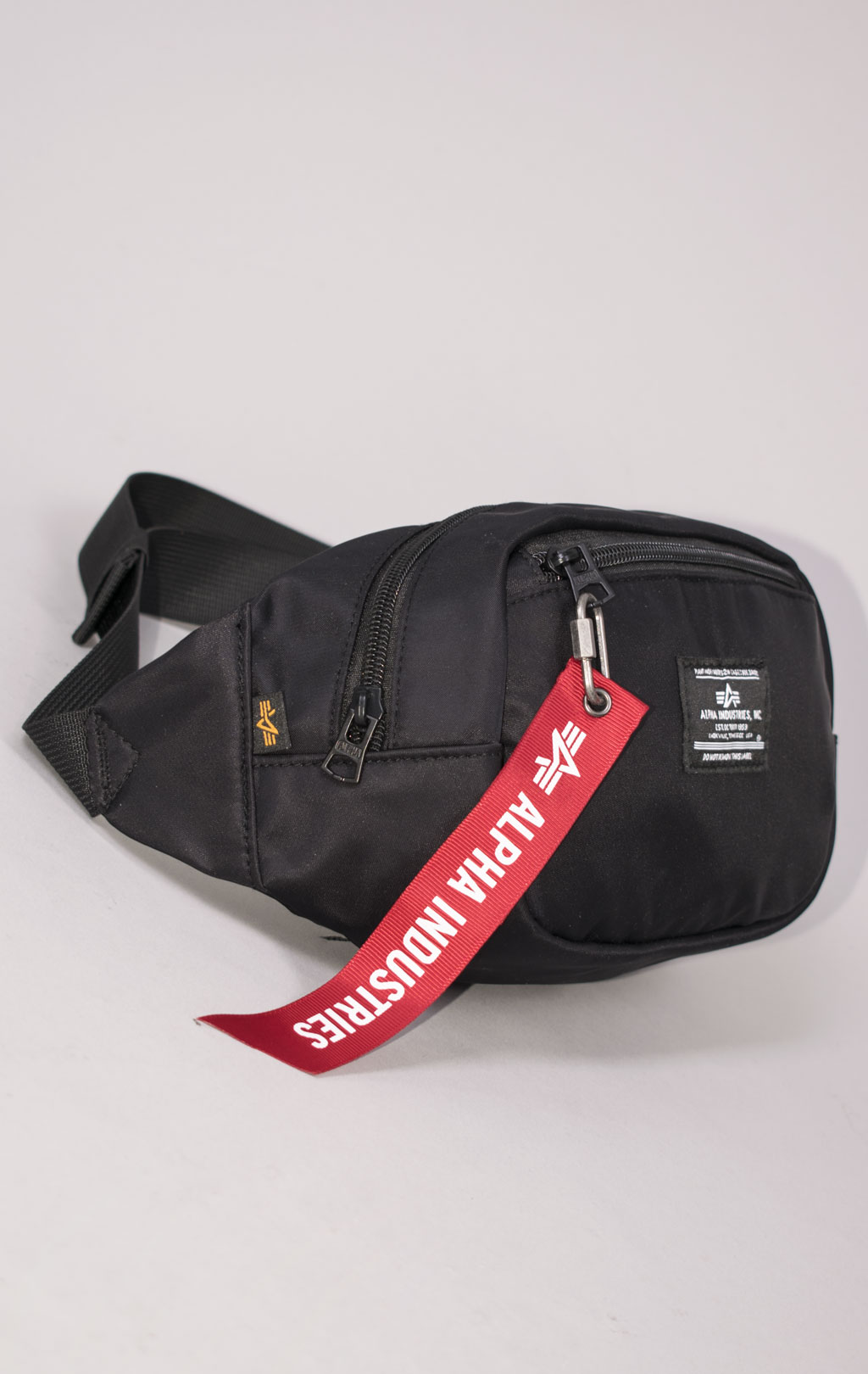 Сумка поясная ALPHA INDUSTRIES CREW WAIST BAG SS 25 black 