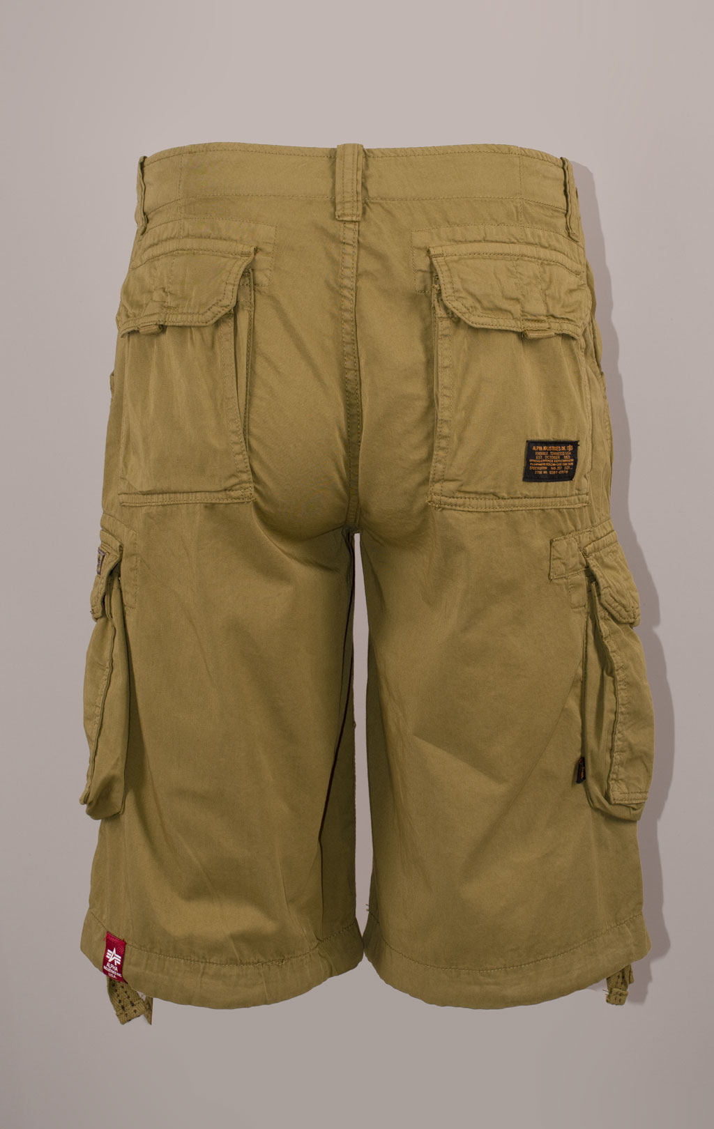 Шорты карго ALPHA INDUSTRIES JET khaki green 