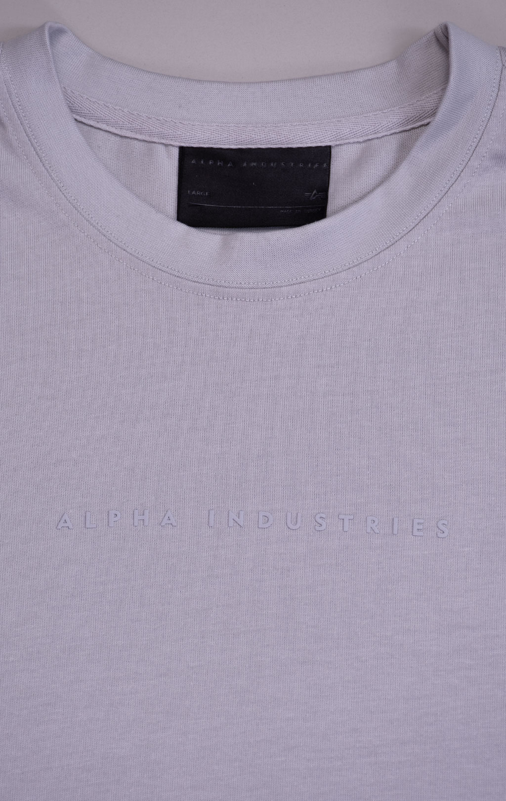 Футболка ALPHA INDUSTRIES BASE T pastel grey 