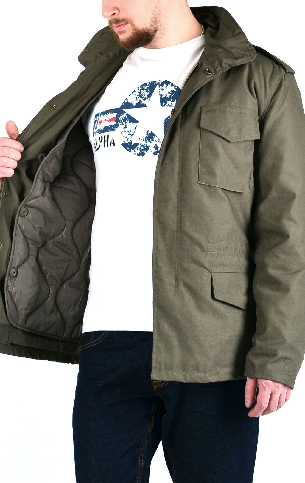 Куртка Surplus M-65 big size с подстёжкой olive 