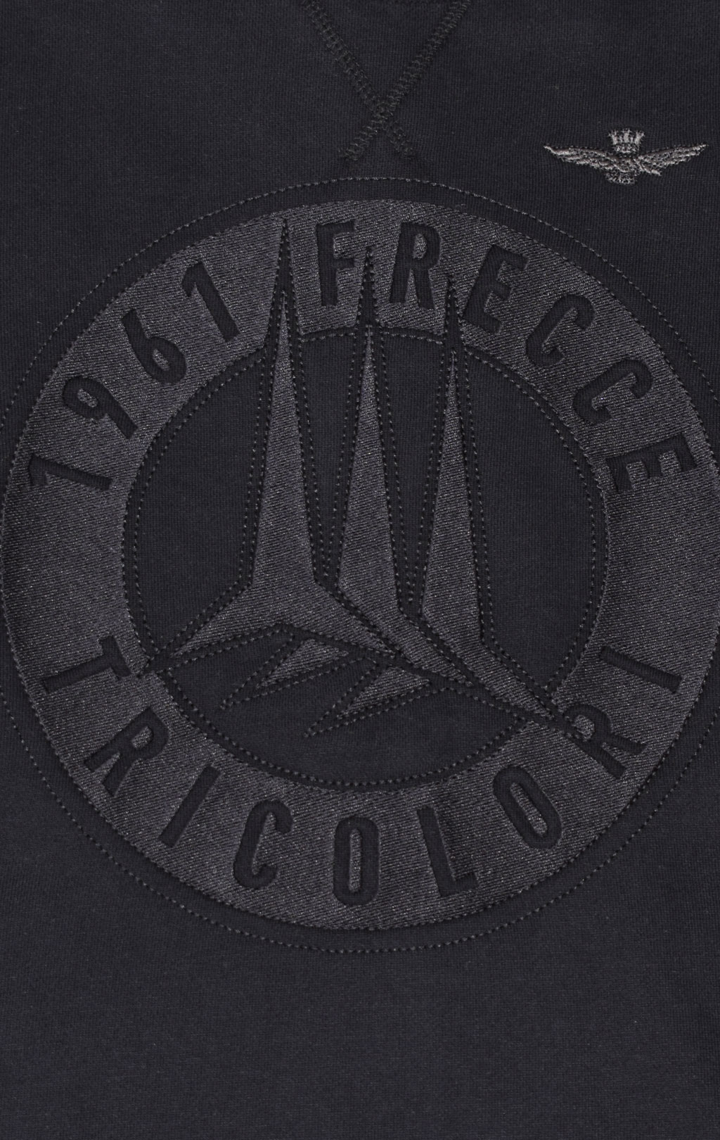 Свитшот AERONAUTICA MILITARE FW 21/22/TR jet black (FE 1636) 