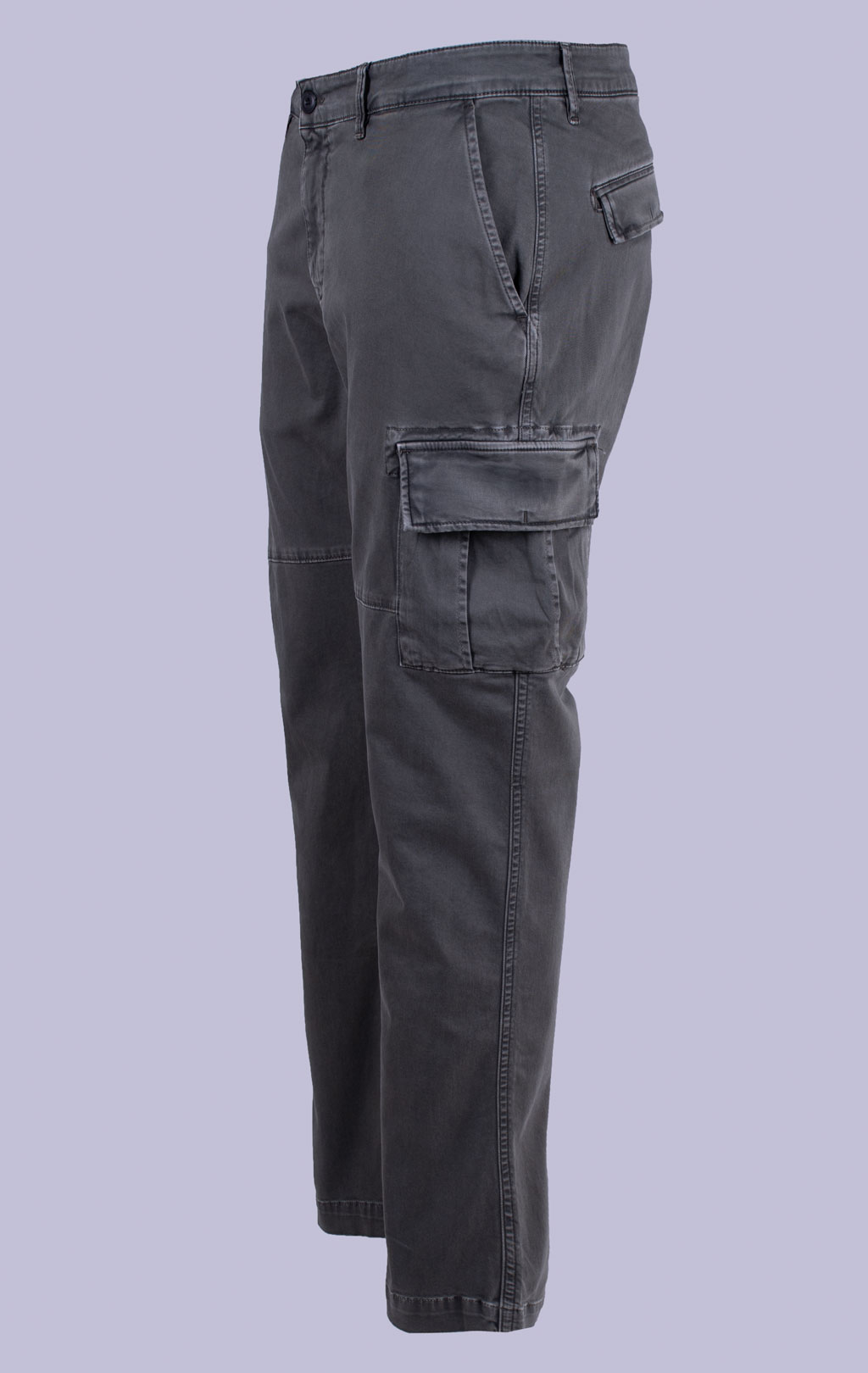 Брюки-карго AERONAUTICA MILITARE плотные FW 26/27/TN rock grey (PA 1745) 