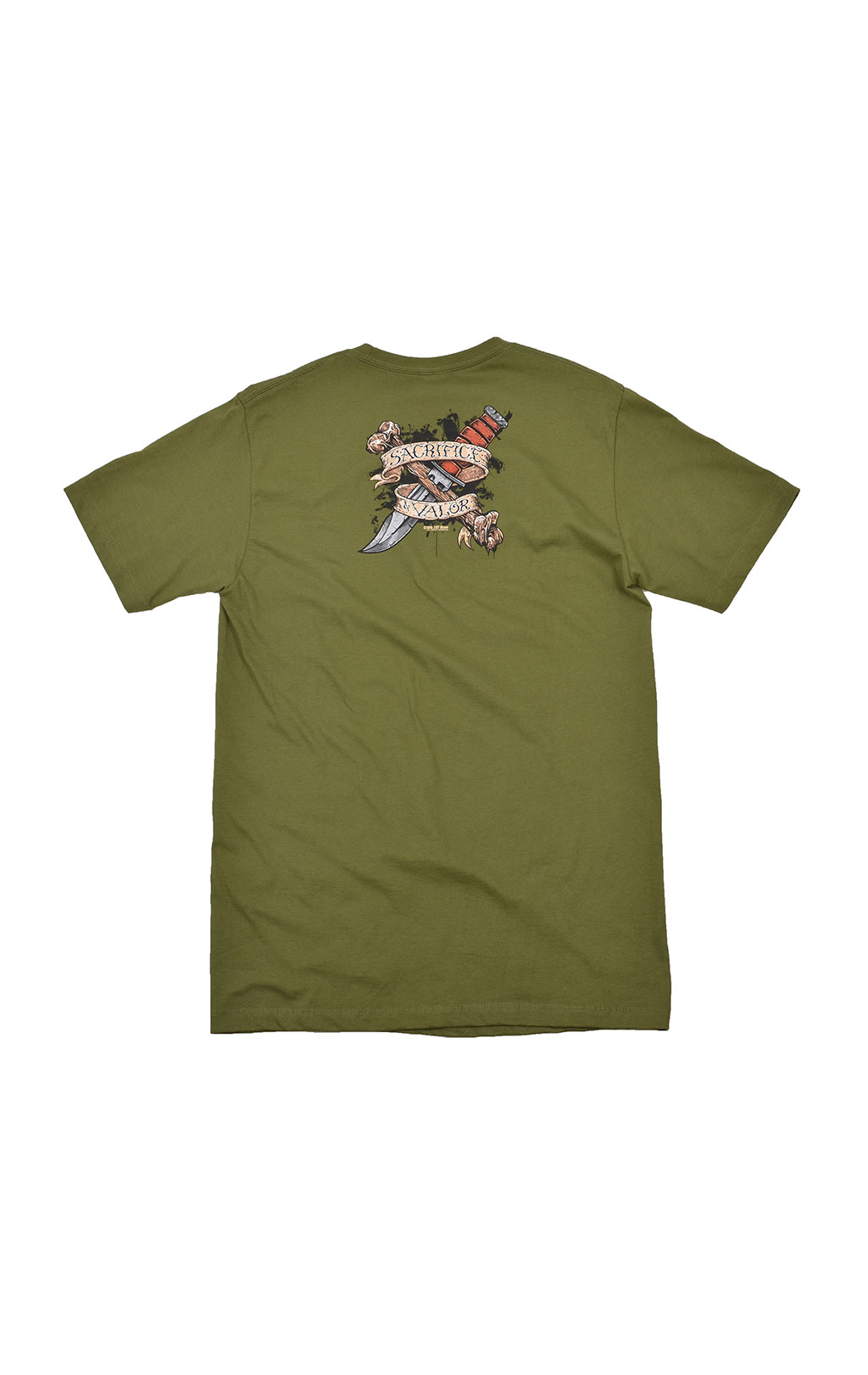 Футболка 7.62 SACRIFICE & VALOR green (001-403) 