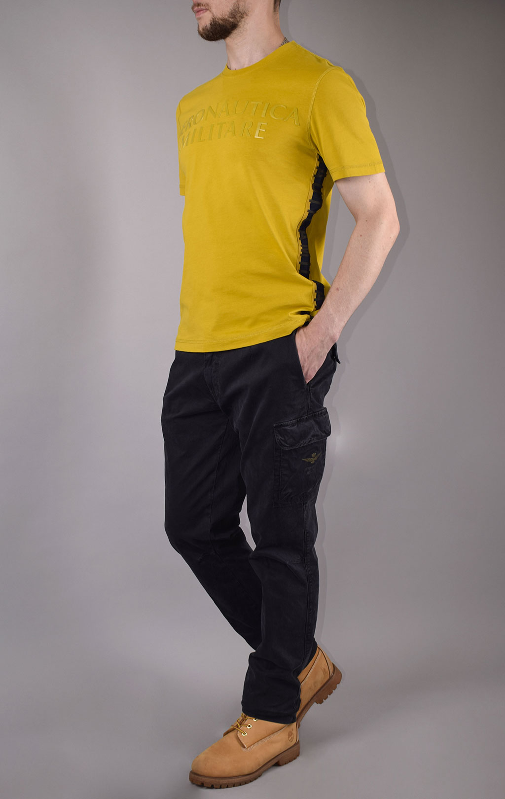 Футболка AERONAUTICA MILITARE FW 19/20 giallo (TS 1643) 