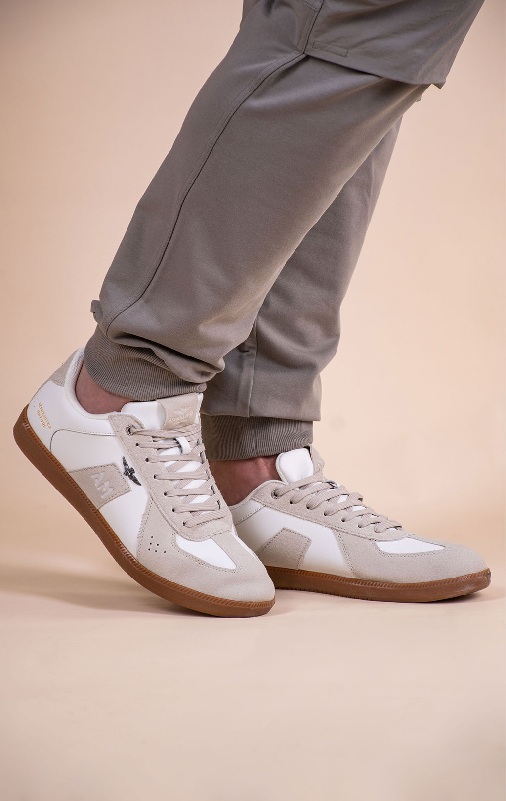Кроссовки AERONAUTICA MILITARE (SC 0315) SS 26/CN off white 