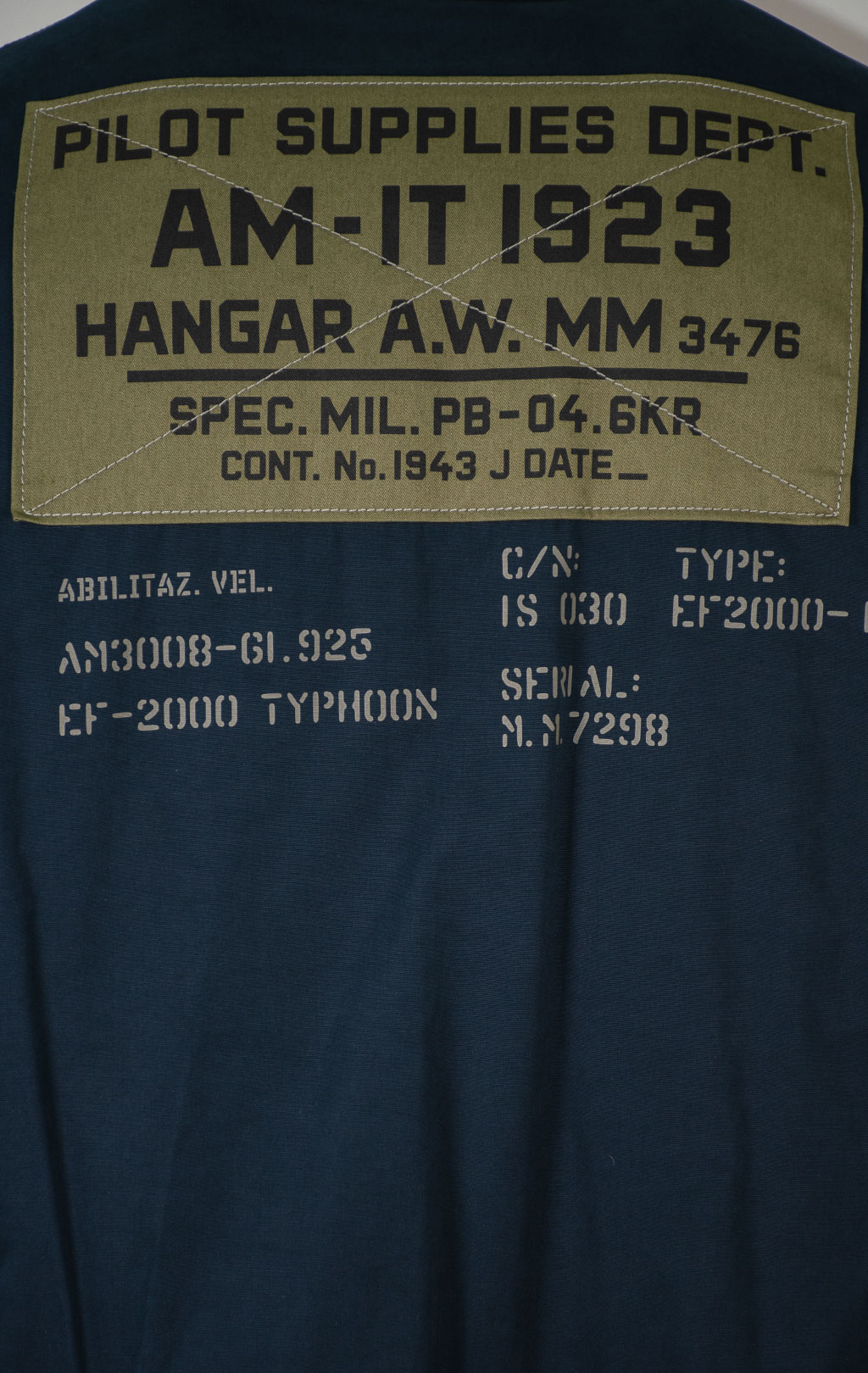 Куртка-бомбер AERONAUTICA MILITARE FW 25/26/CN midnight blue (AB 3000) 