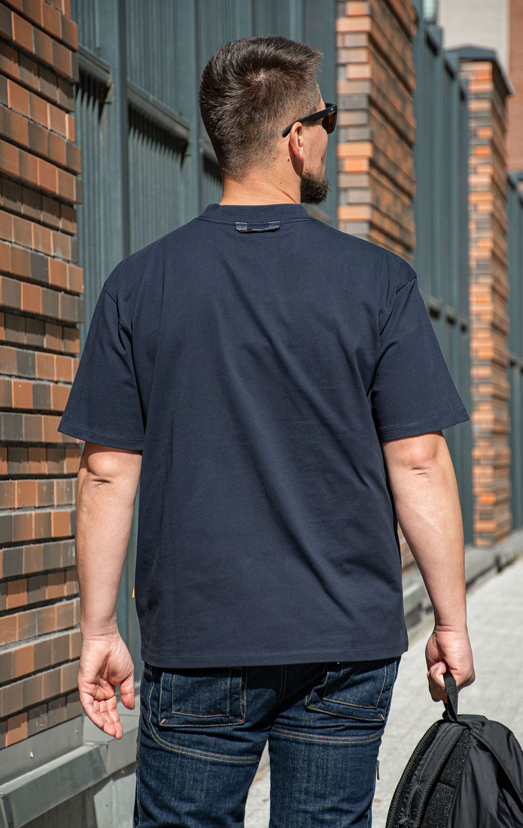 Футболка PARAJUMPERS REG TEE плотная FW 25/26 blue navy 