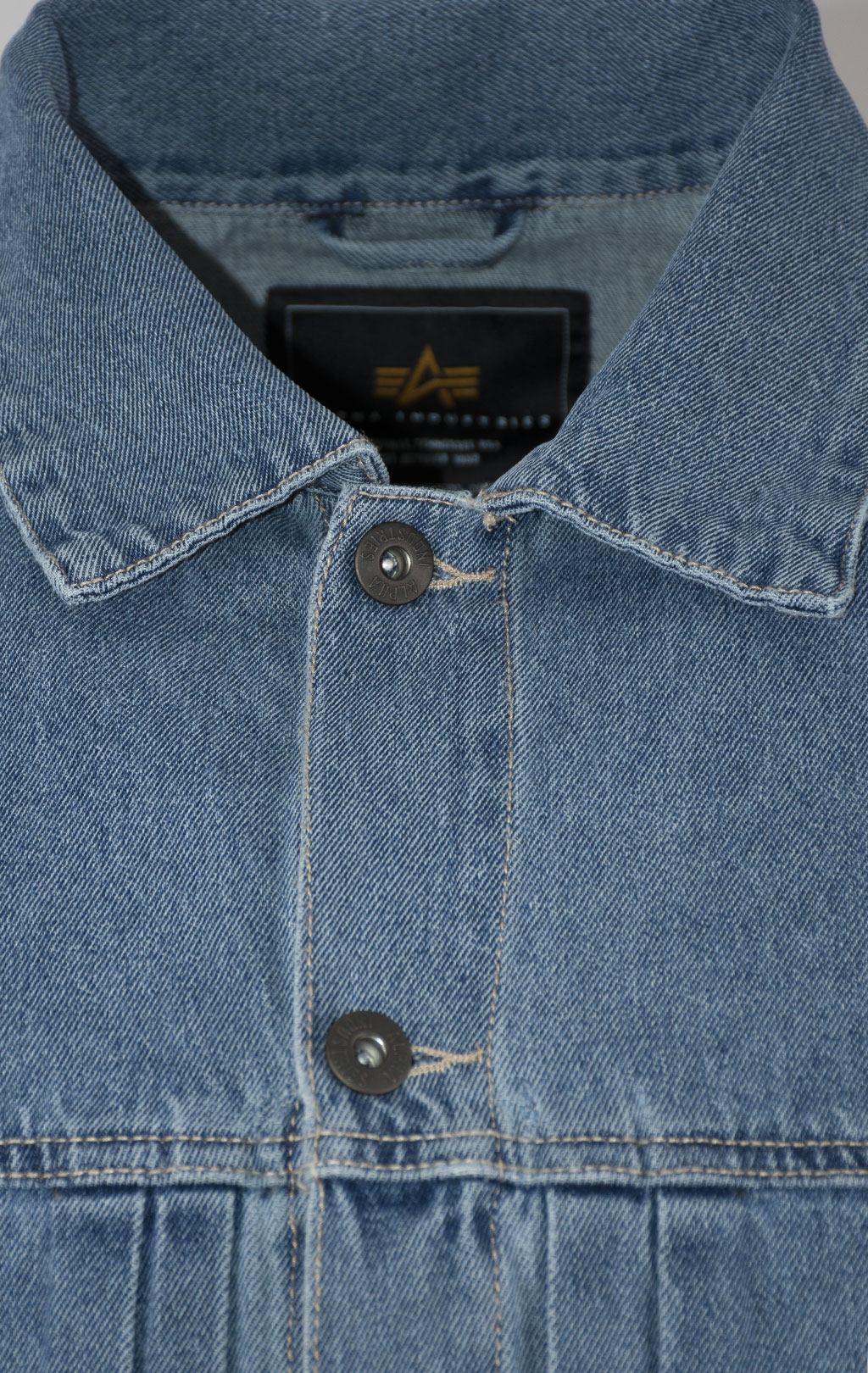 Ветровка ALPHA INDUSTRIES DENIM JACKET SS 25 m replica blue 
