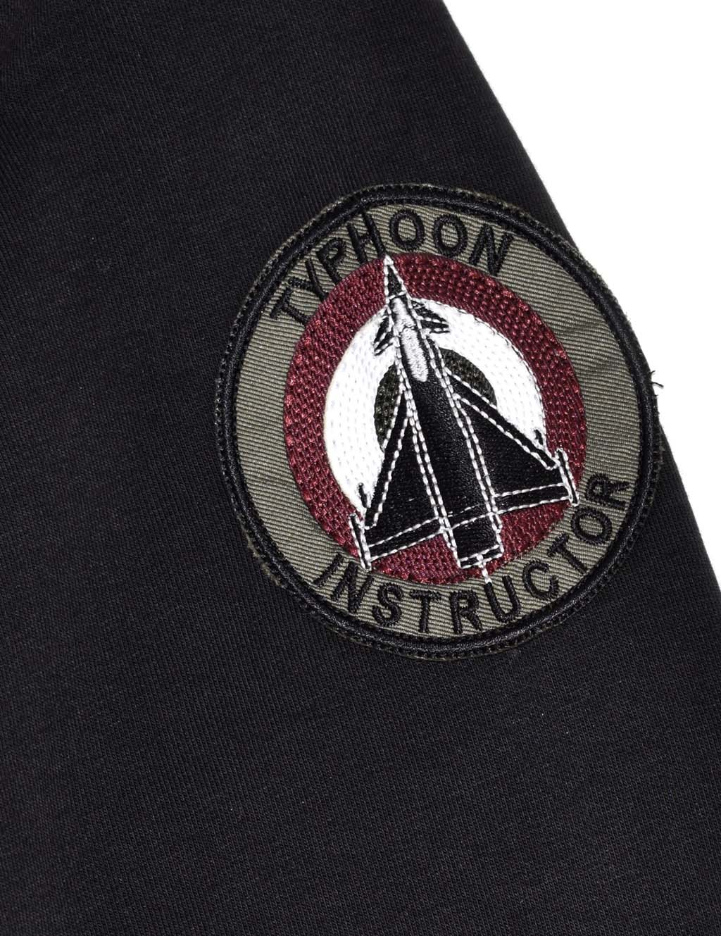 Свитшот AERONAUTICA MILITARE SS 21/IN jet black (FE 1581) 