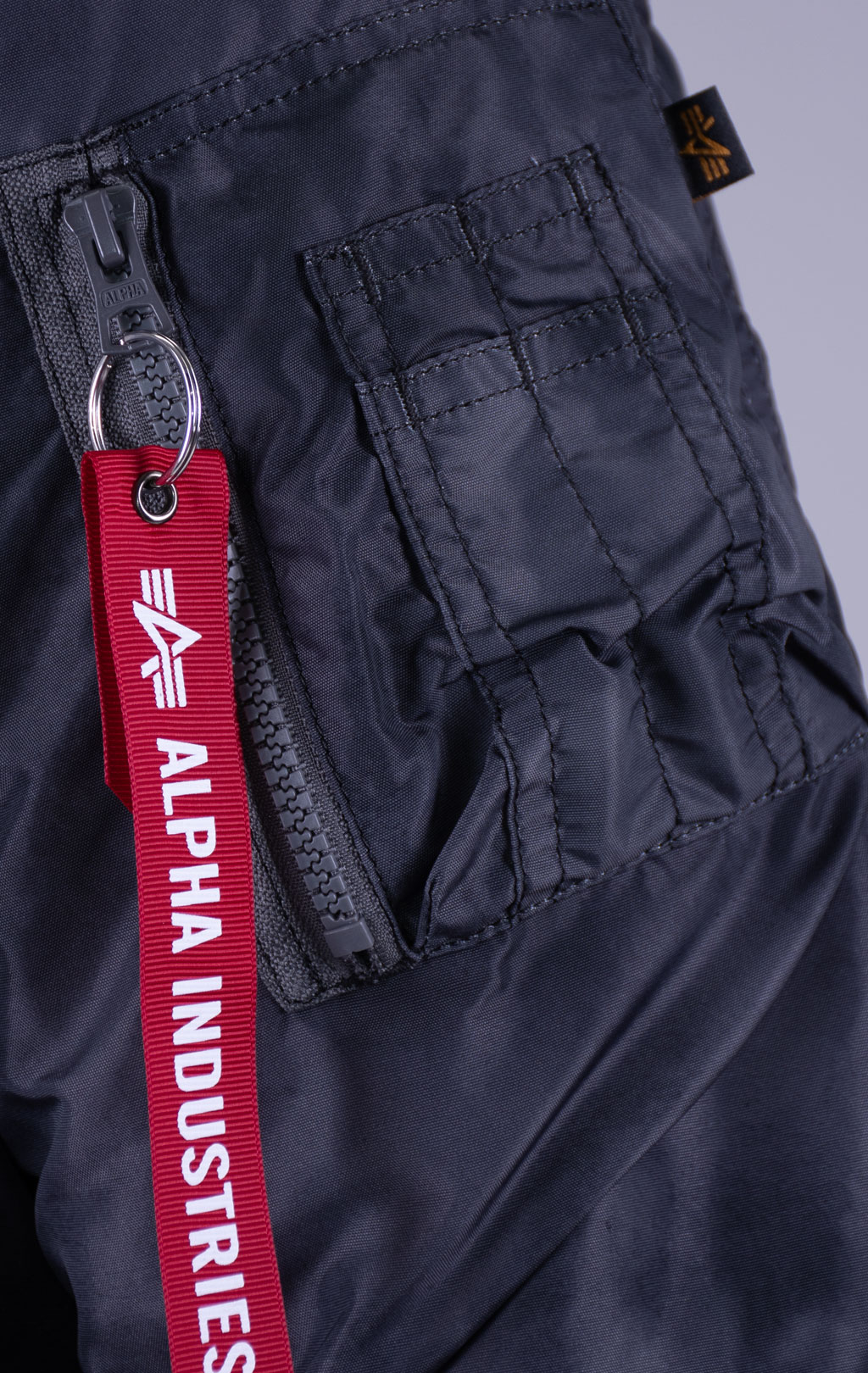 Аляска ALPHA INDUSTRIES N-3B RELAXED FIT PARKA (OXFORD VINTAGE PRINT) FW 26/27 black pin print 
