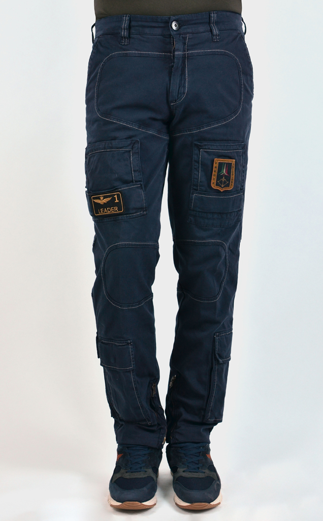 Брюки-карго AERONAUTICA MILITARE blue navy (PA 939) 