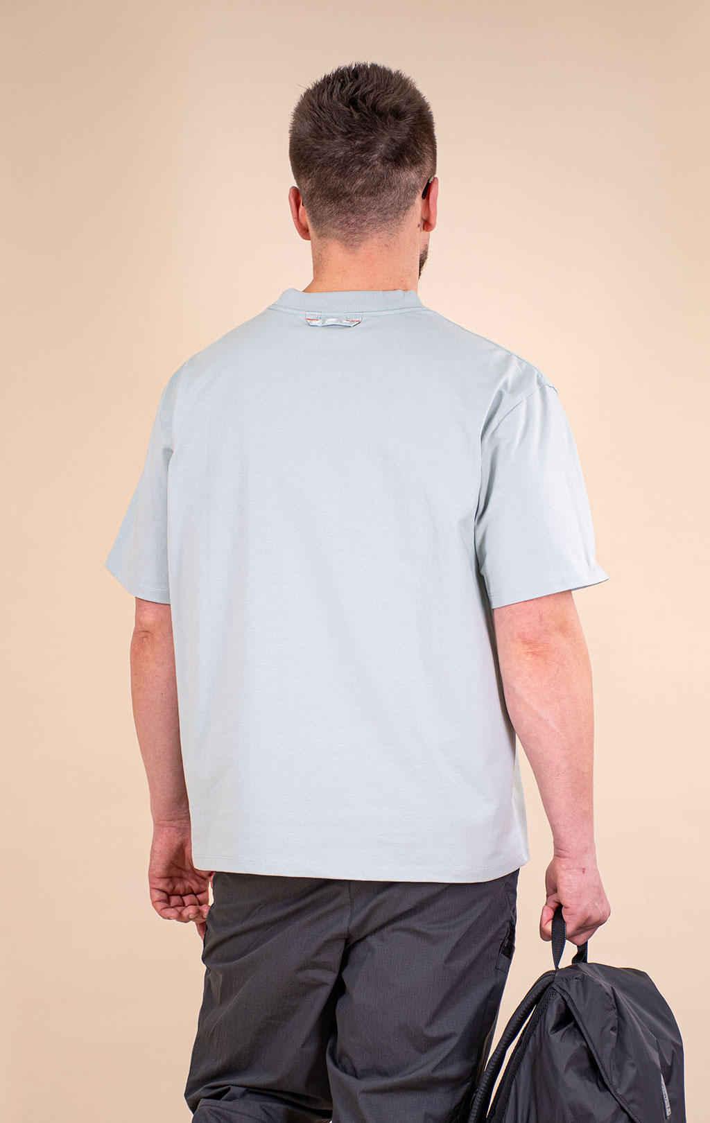 Футболка PARAJUMPERS REG TEE плотная SS 26 fresh grey 