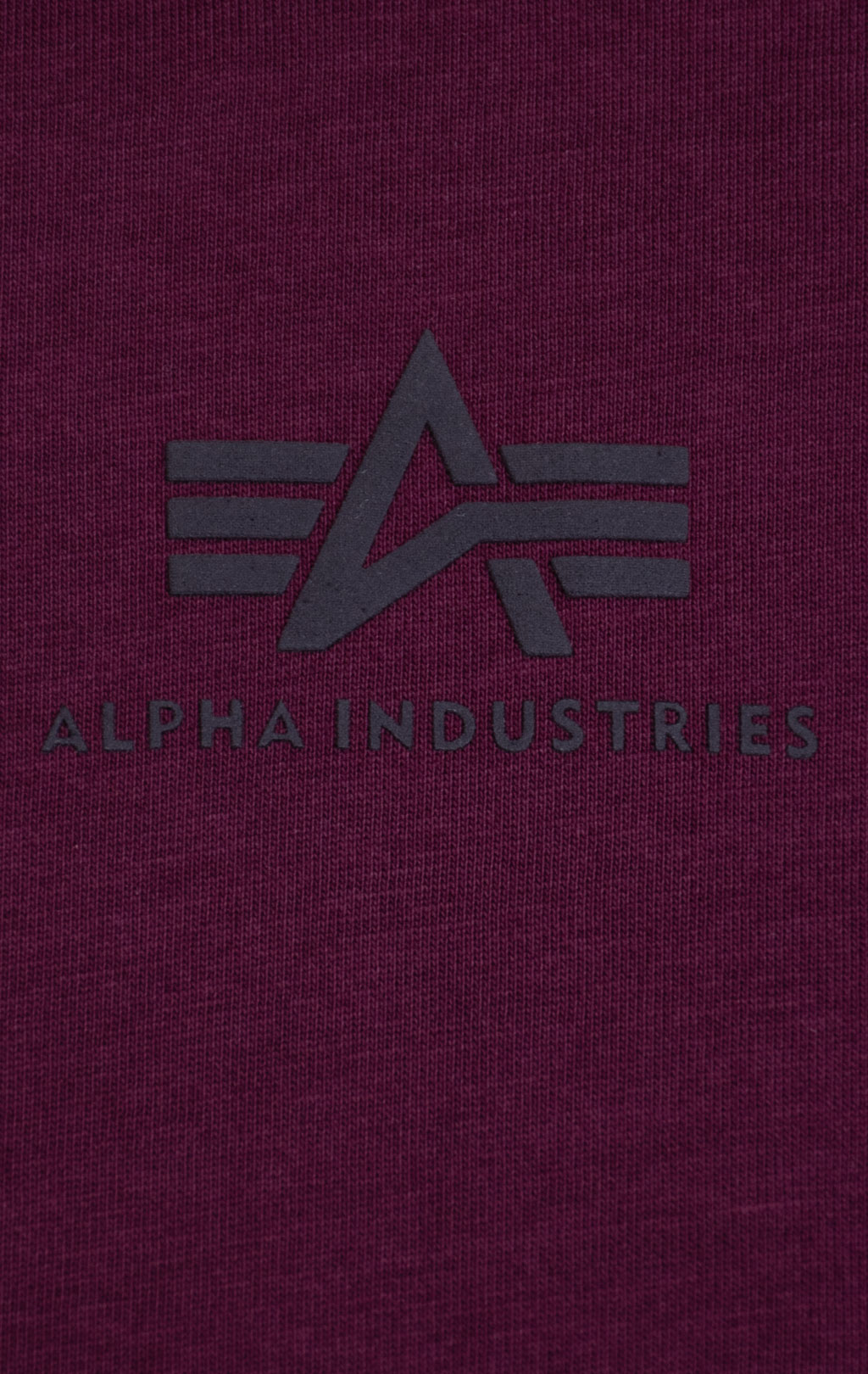 Футболка ALPHA INDUSTRIES BACKPRINT T dark cherry 
