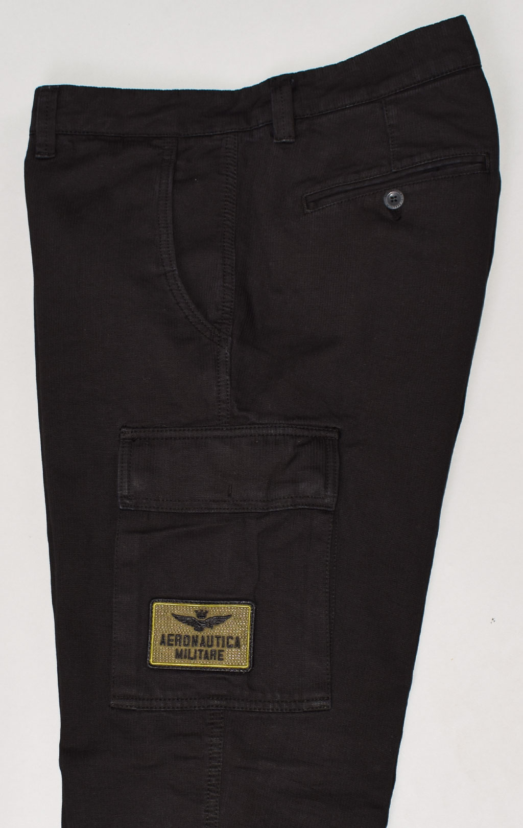 Брюки-карго AERONAUTICA MILITARE плотные FW 21/22/AL jet black (PA 1437) 