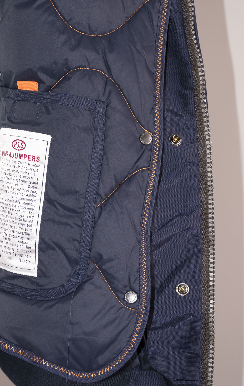 Аляска пуховая PARAJUMPERS GOBI FW 25/26 blue navy 