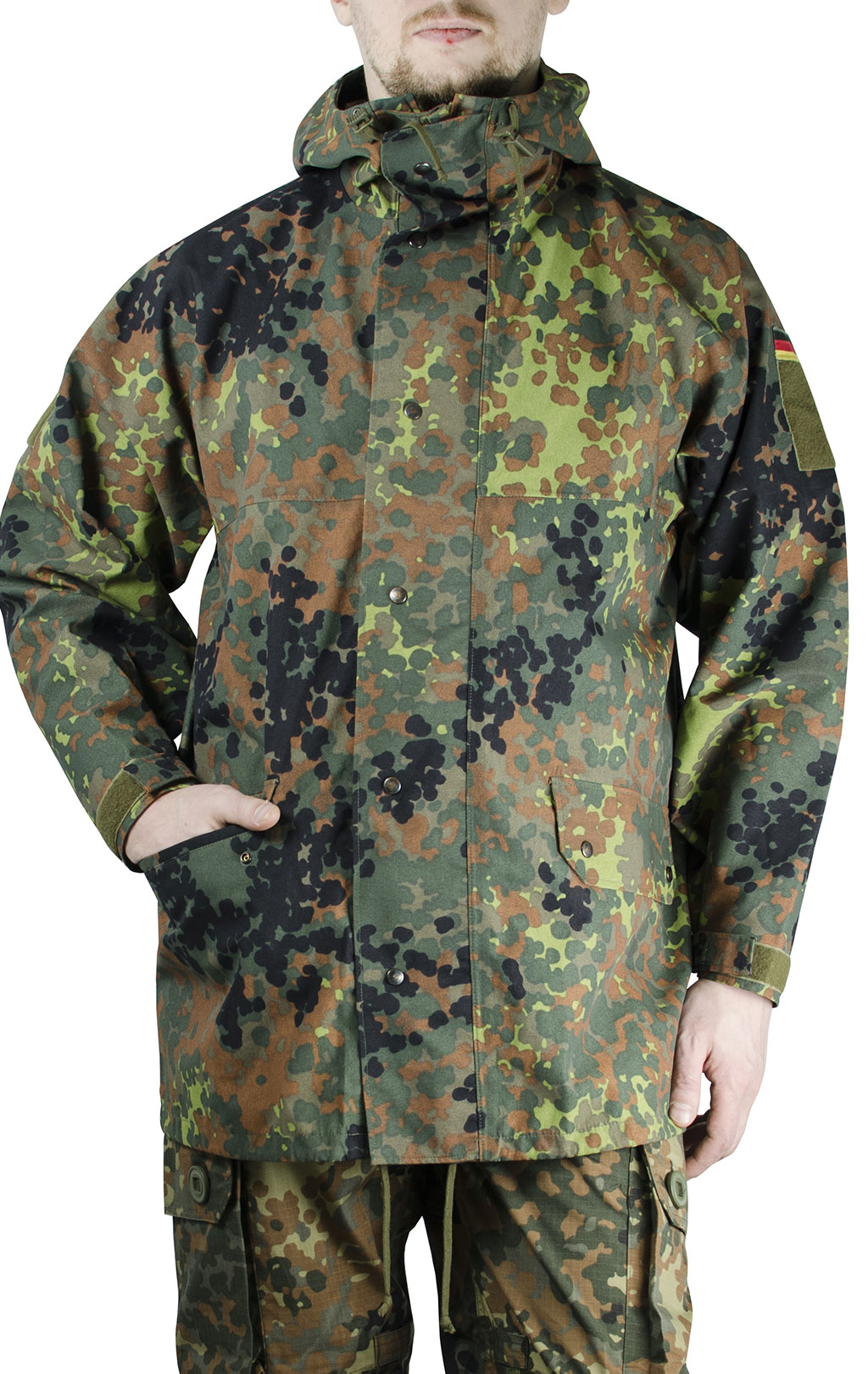 Куртка непромокаемая Gore-Tex (Sympatex) Gore-Tex flecktarn Германия