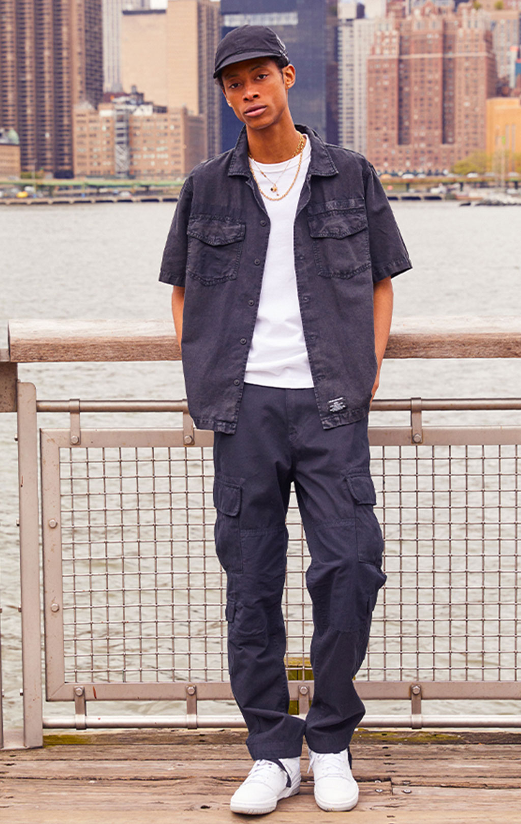 Брюки-карго ALPHA INDUSTRIES ACU PANT плотные SS 24 m replica blue 