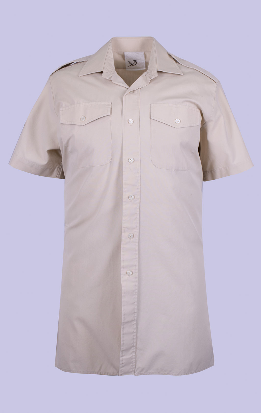 Рубашка армейская короткий рукав fawn (khaki) б/у Англия