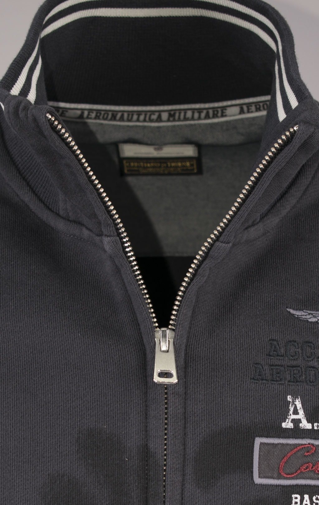 Олимпийка AERONAUTICA MILITARE GRIFO PRINT SS 24/TR anthracite grey (FE 1862) 
