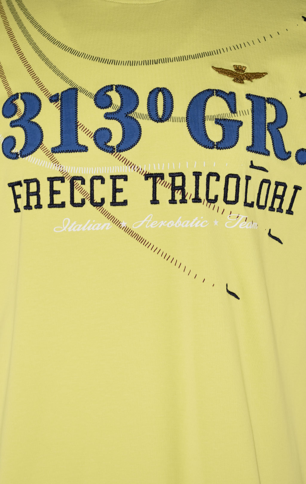 Футболка AERONAUTICA MILITARE SS 22/BD lime scuro (TS 1949) 