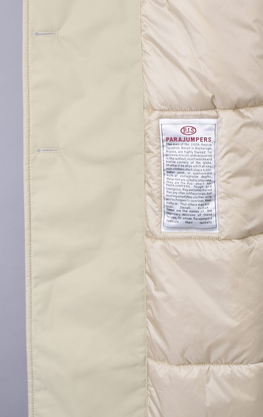 Женское пальто утеплённое PARAJUMPERS DAWN FW 23/24 tapioca 