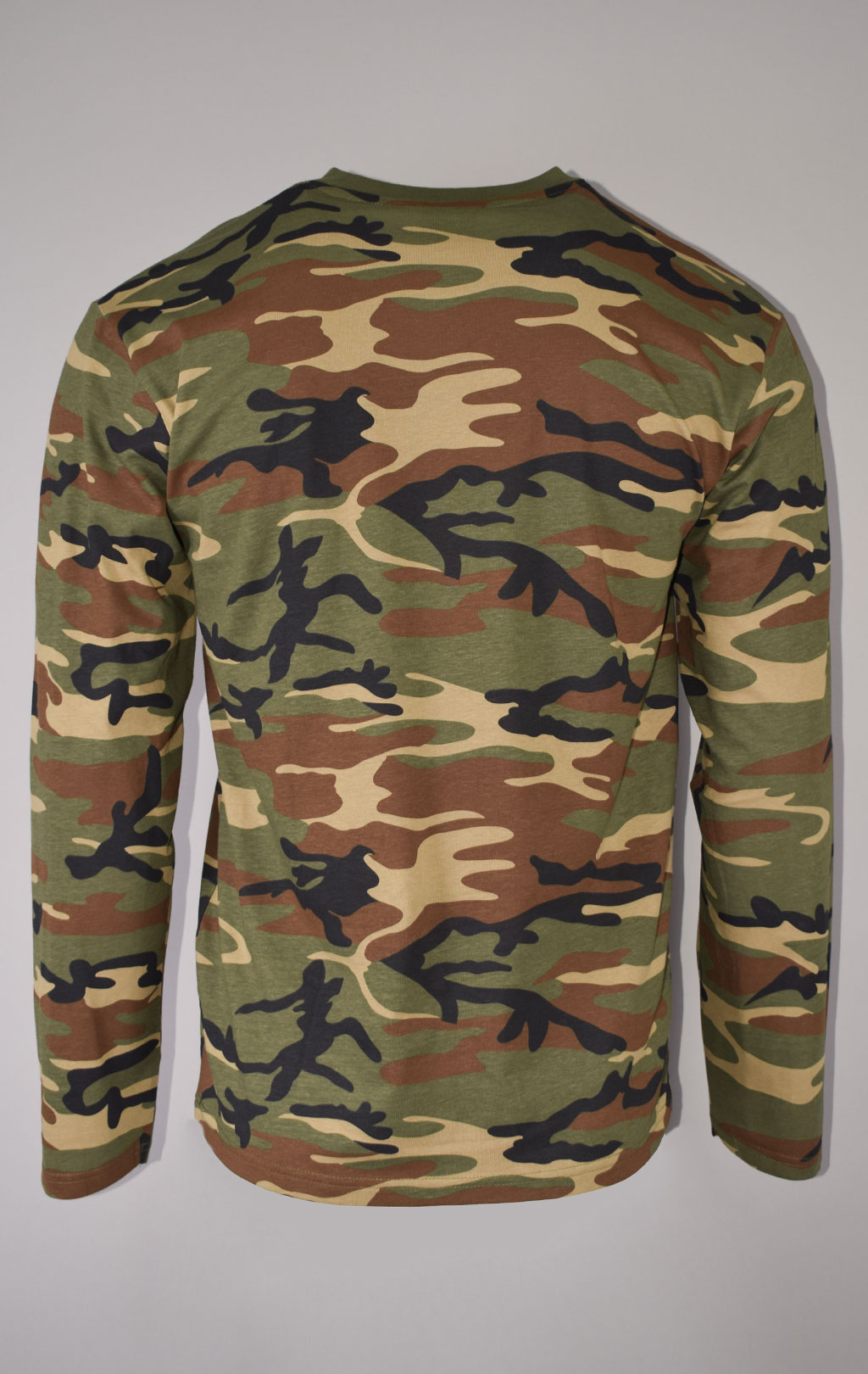 Футболка полевая Mil-Tec длинный рукав camo woodland 