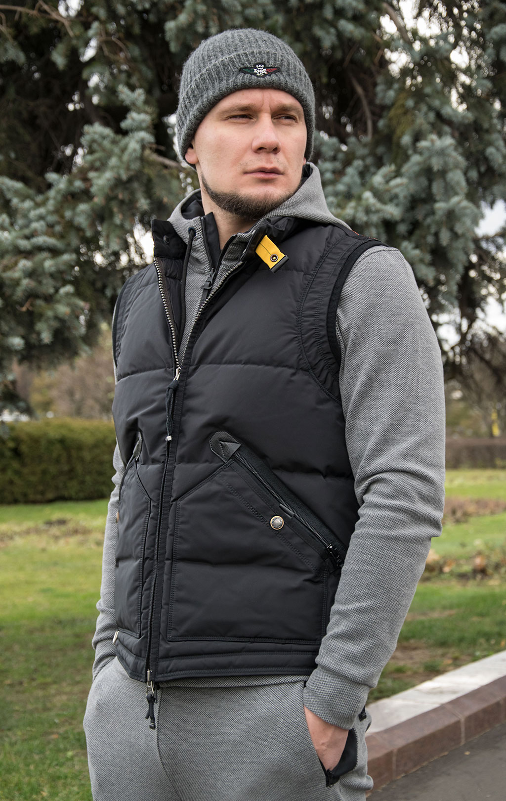 Жилет пуховой PARAJUMPERS KOBUK black 