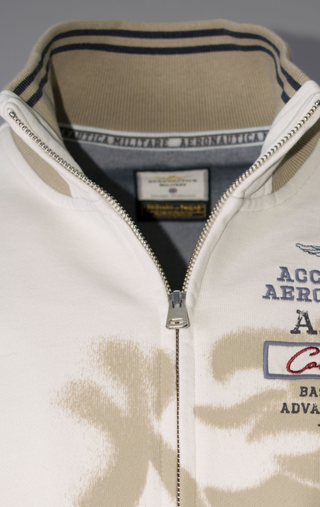 Олимпийка AERONAUTICA MILITARE GRIFO PRINT SS 24/TR dark ice (FE 1862) 