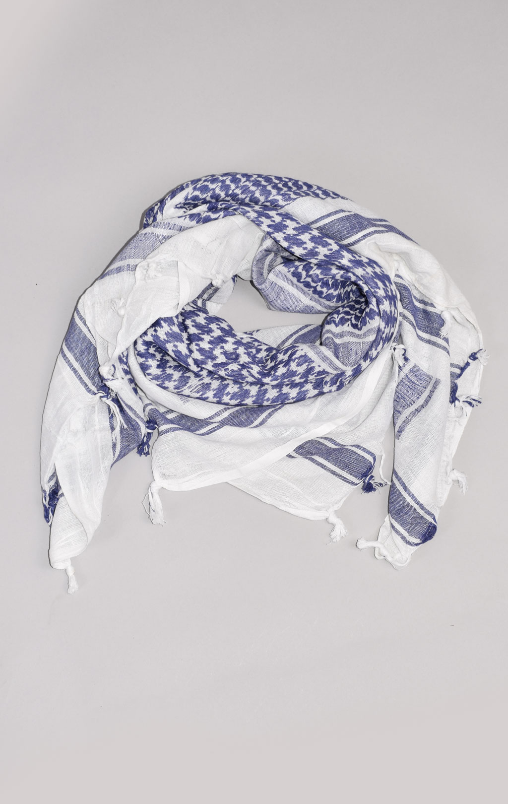 Платок шейный Арафатка white/blue б/у 