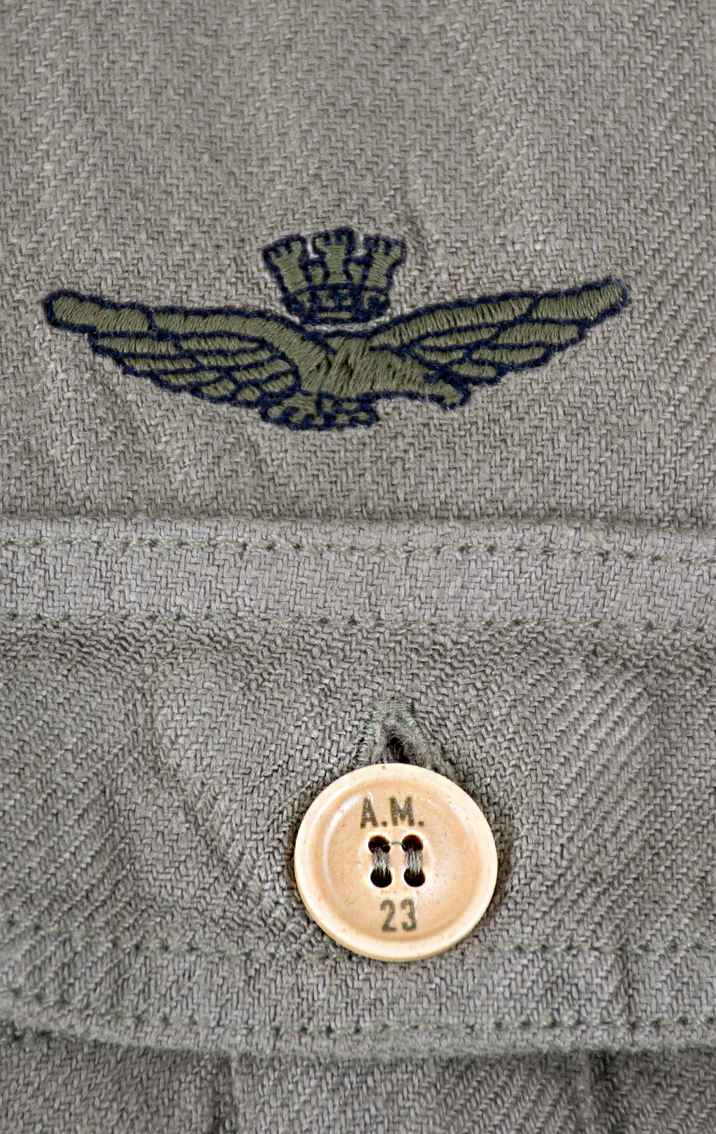 Рубашка AERONAUTICA MILITARE SS 26/IN lichen green (AC 0040) 
