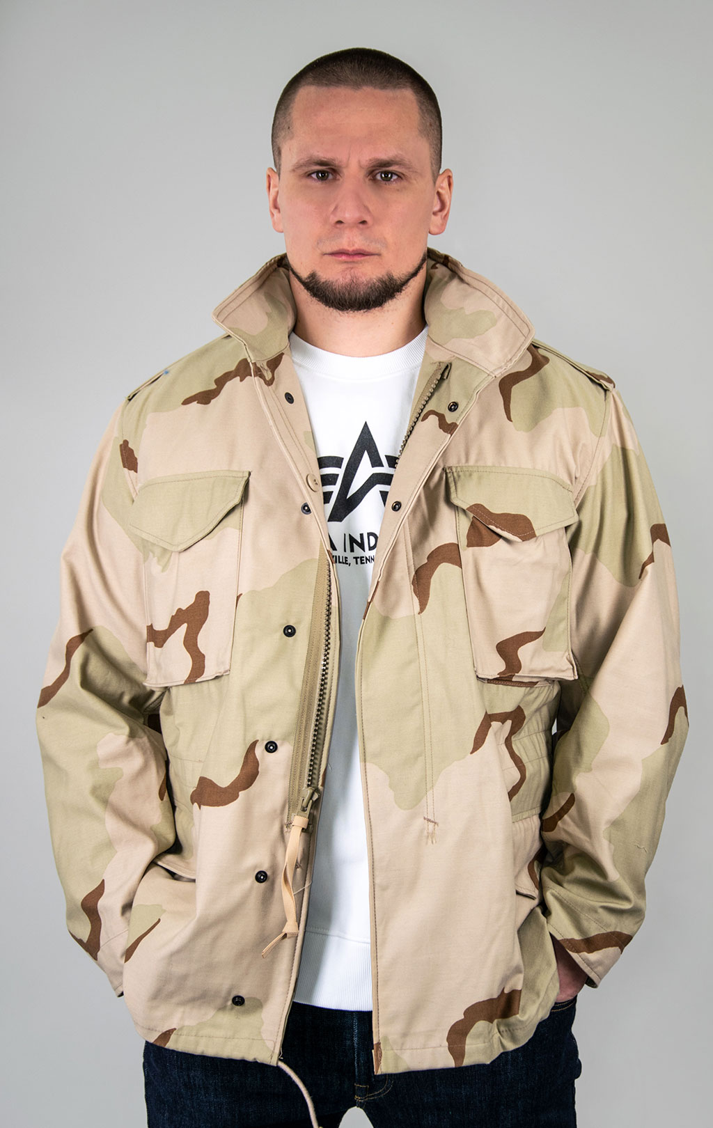 Куртка M-65 CLASSIC desert-3 США