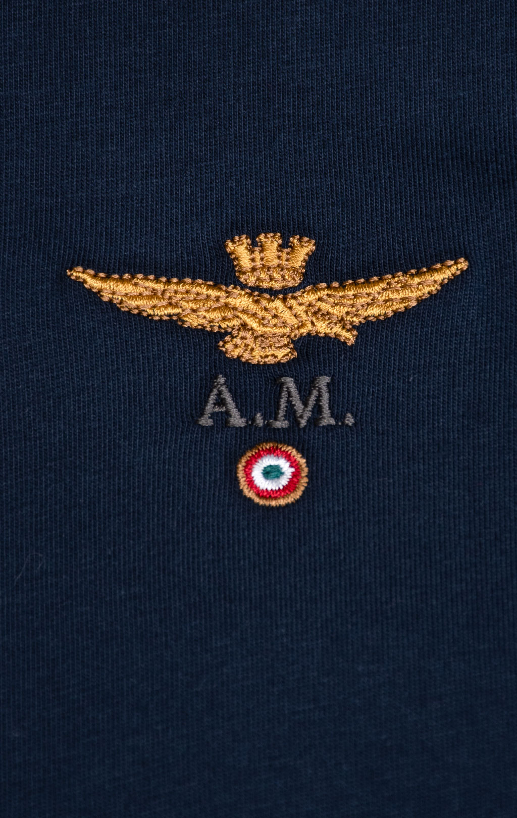 Лонгслив AERONAUTICA MILITARE FW 26/27/TR blue navy (TS 2390) 