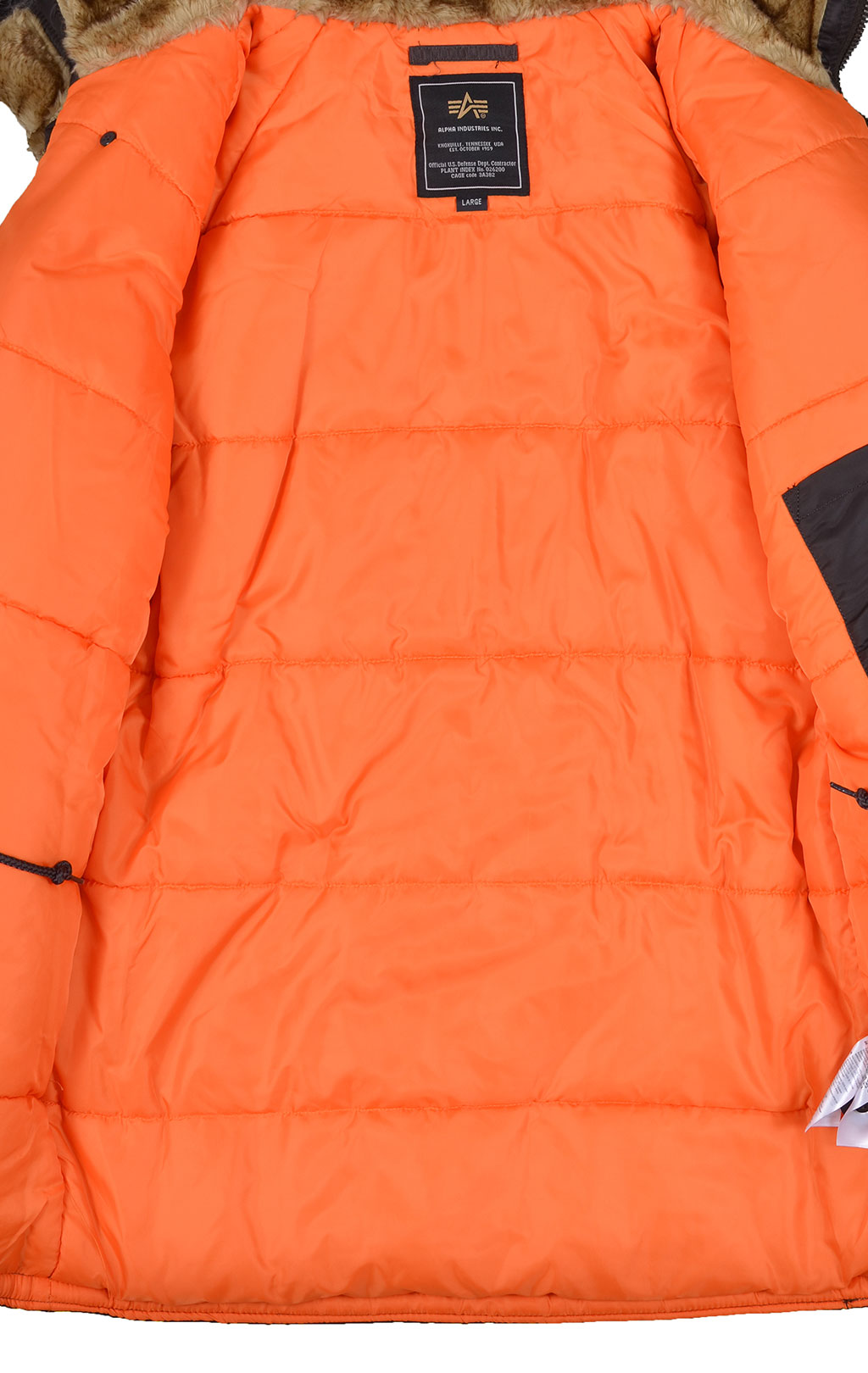 Аляска ALPHA INDUSTRIES N-3B VF 59 big size натур. мех deep brown 