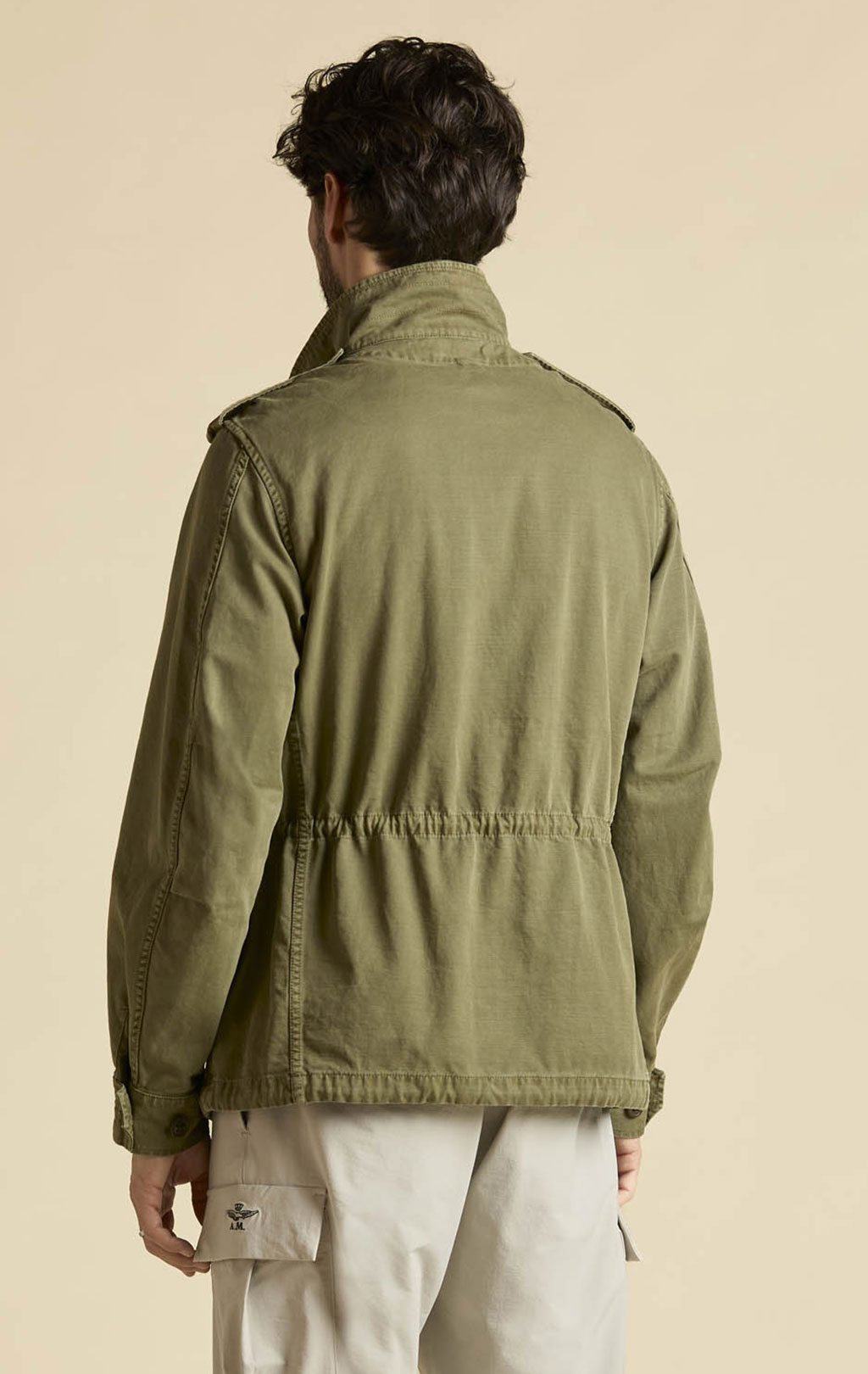 Ветровка M-65 AERONAUTICA MILITARE SS 26/IN lichen green (AB 3044) 