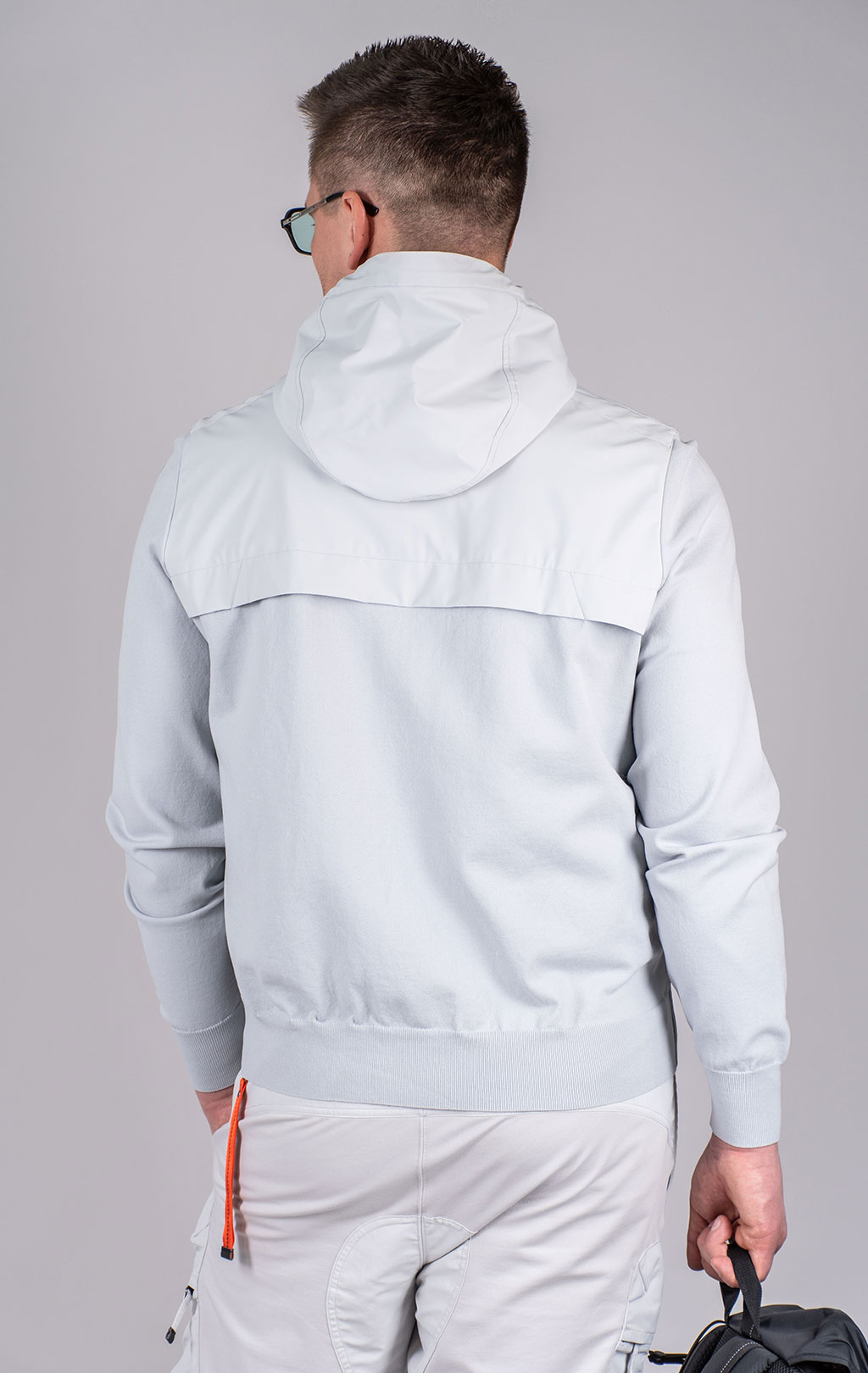 Свитер с капюшоном PARAJUMPERS WILLARD SS 25 m silver 