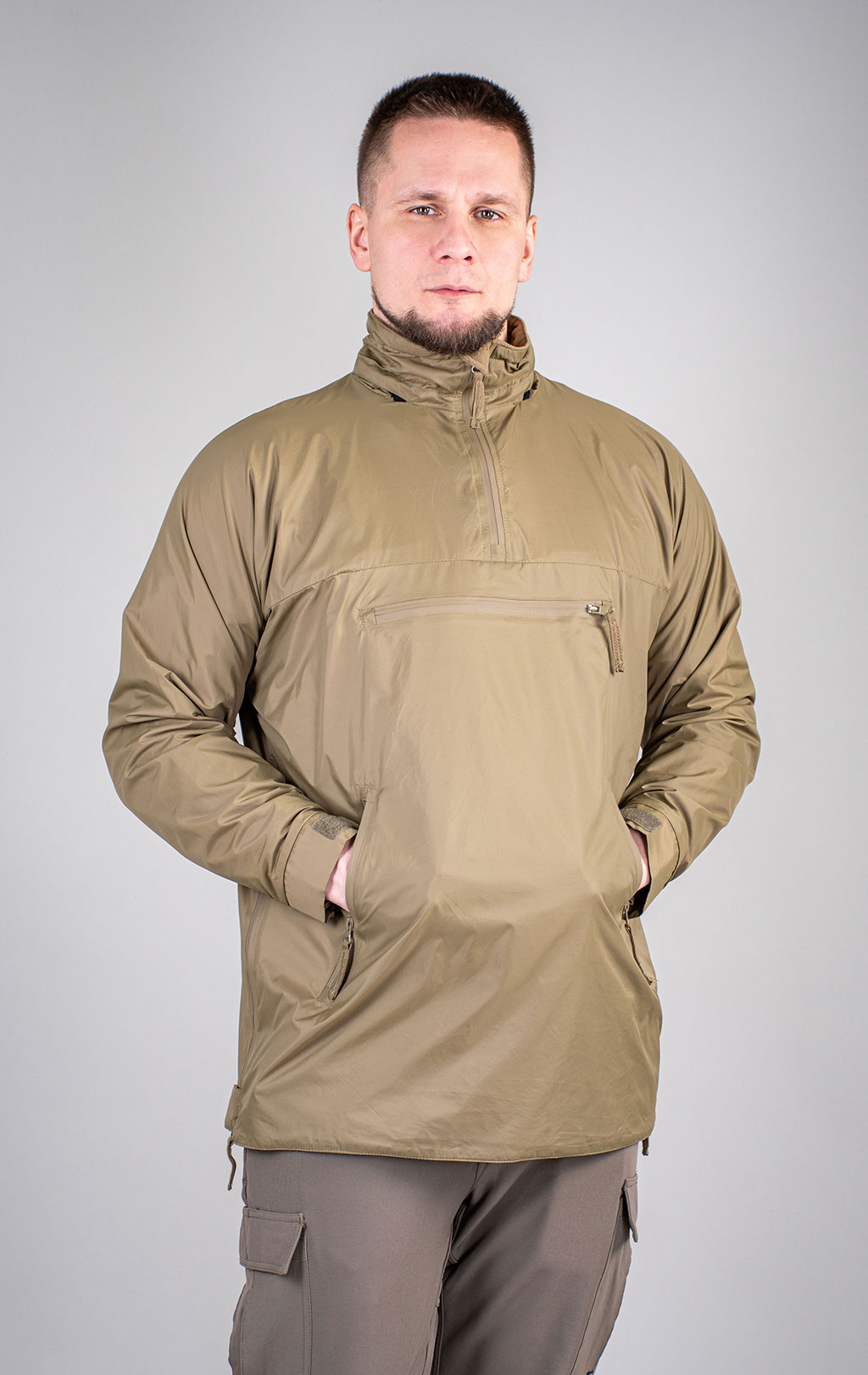 Анорак армейский SMOCK Lightweight Thermal light olive б/у Англия