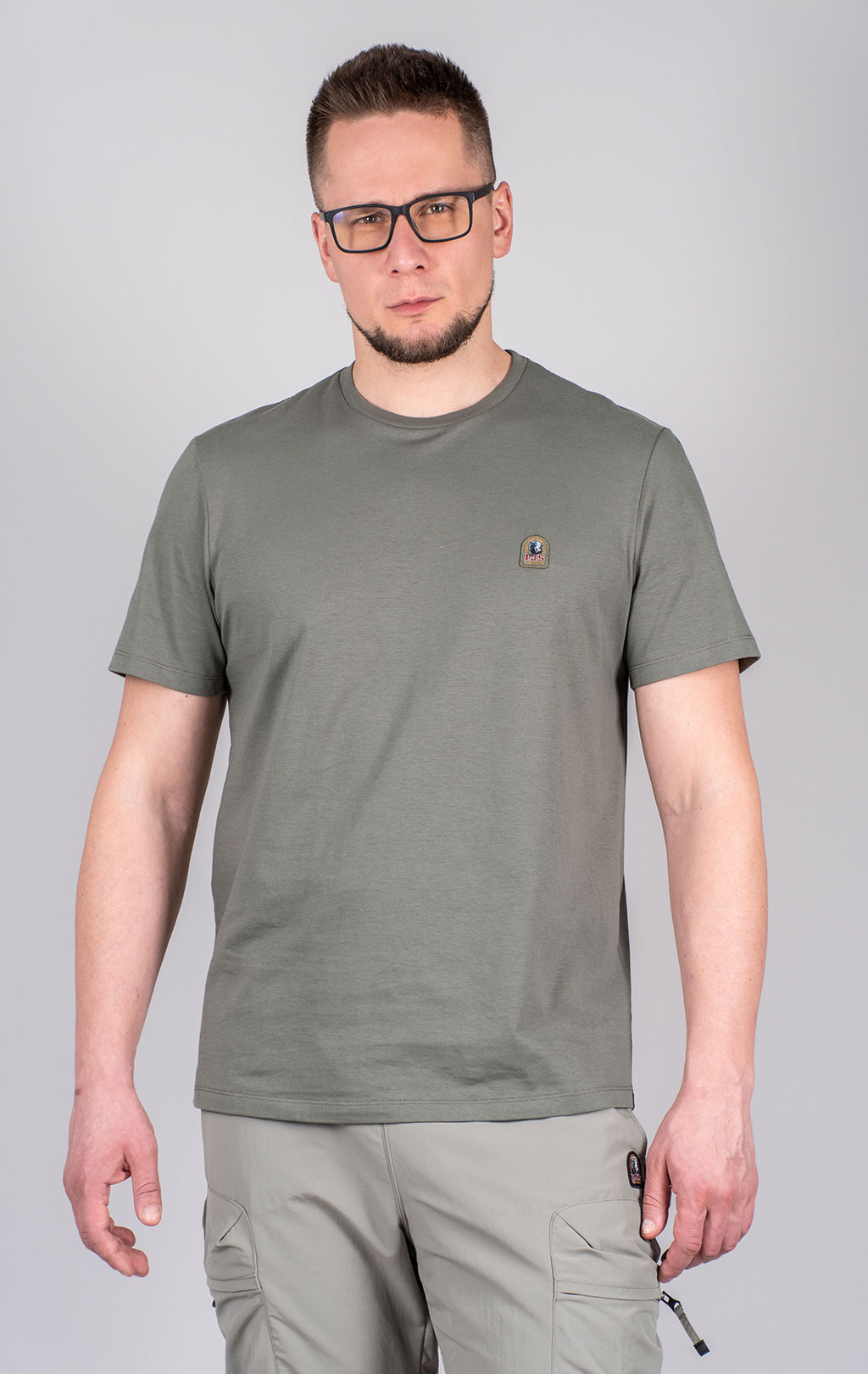 Футболка PARAJUMPERS PATCH TEE SS 25 m thyme 