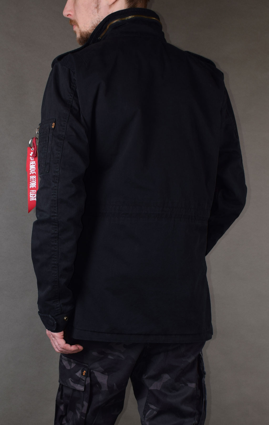 Ветровка ALPHA INDUSTRIES M-65 HUNTINGTON black 
