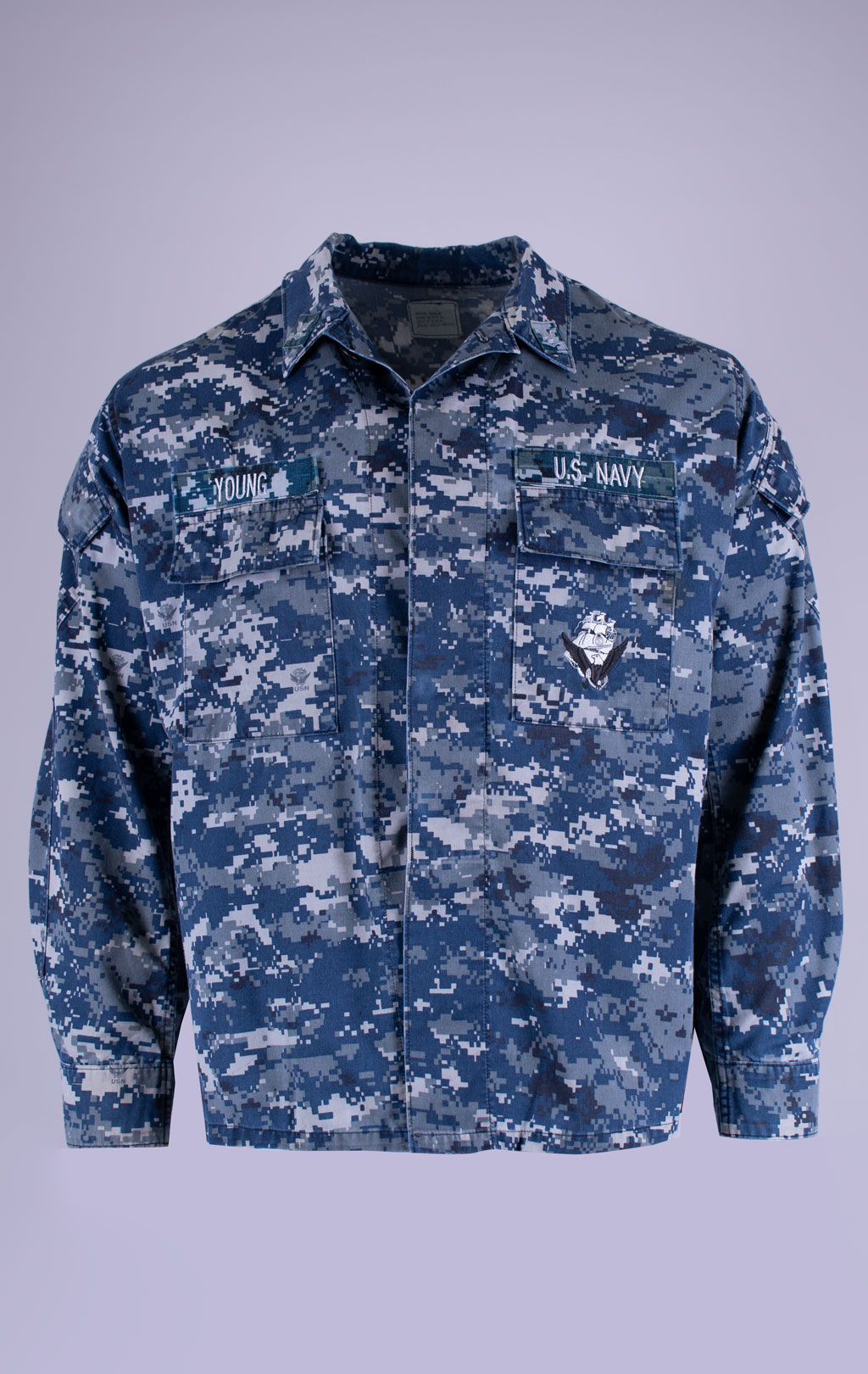 Китель полевой NWU digital navy б/у США