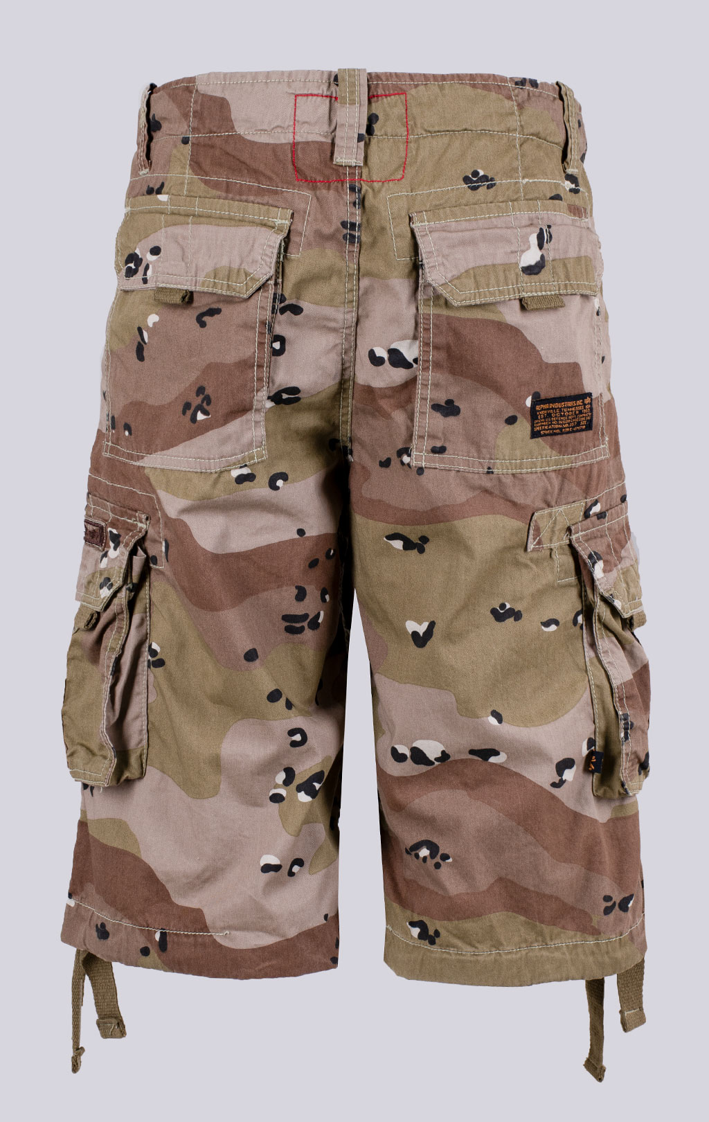 Шорты карго ALPHA INDUSTRIES JET chocolate chip 