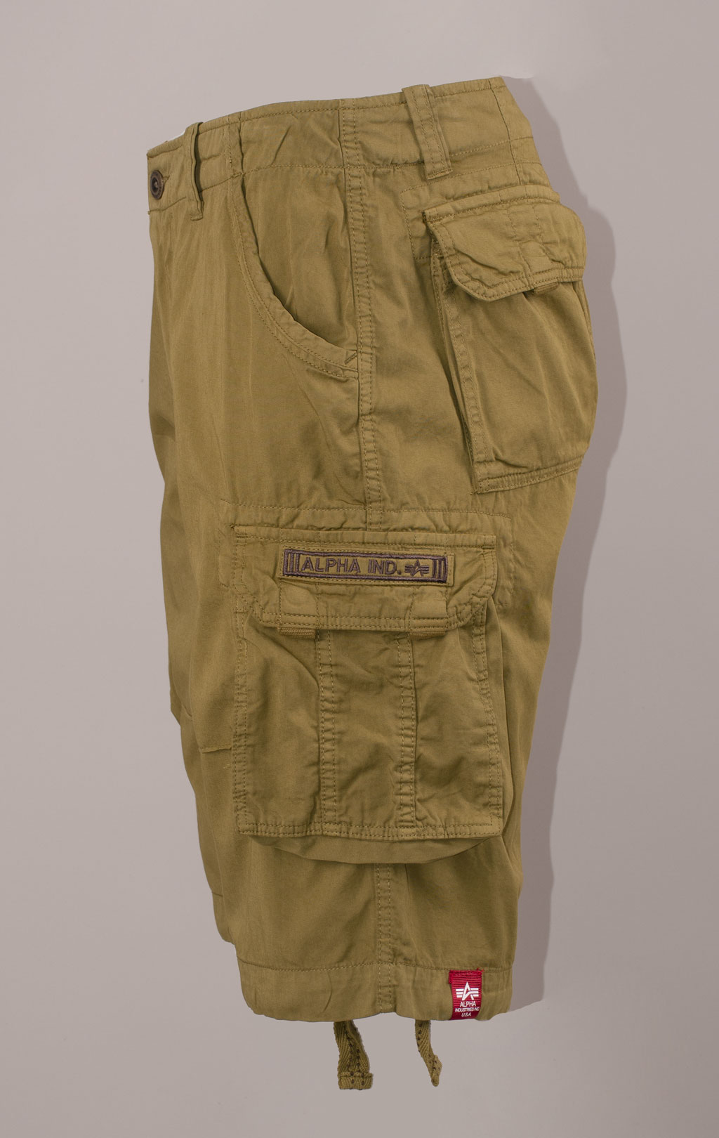 Шорты карго ALPHA INDUSTRIES JET khaki green 
