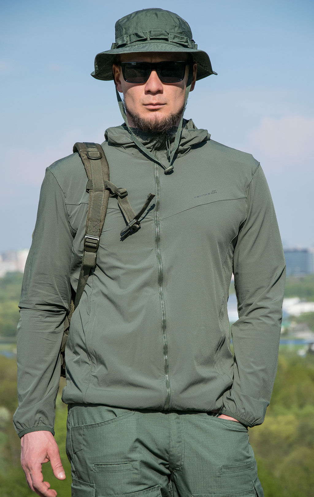 Ветровка Pentagon HELIOS SUN Soft Shell 06CG-camo green 02016 