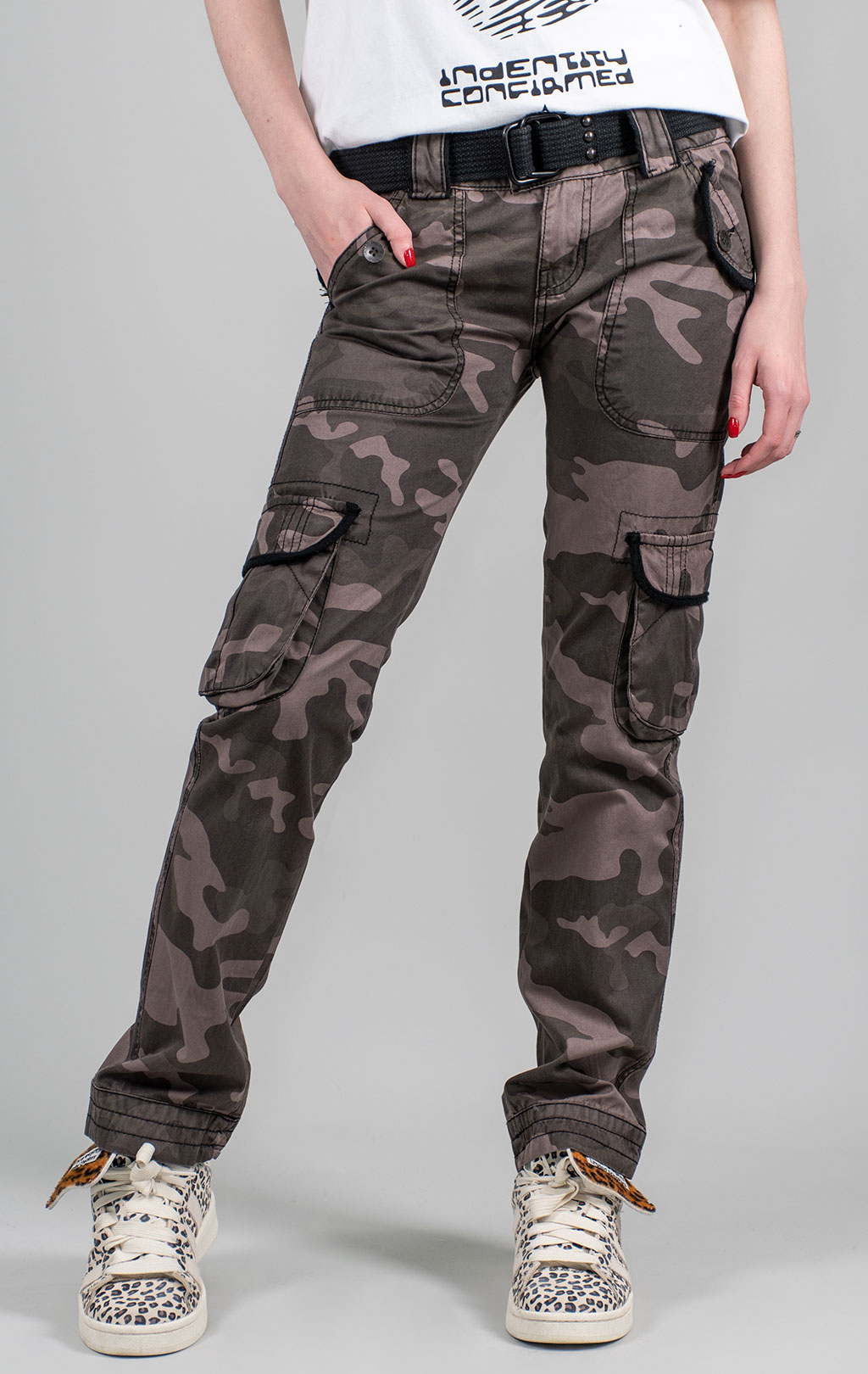 Женские брюки-карго Surplus LADIES PREMIUM camo black 