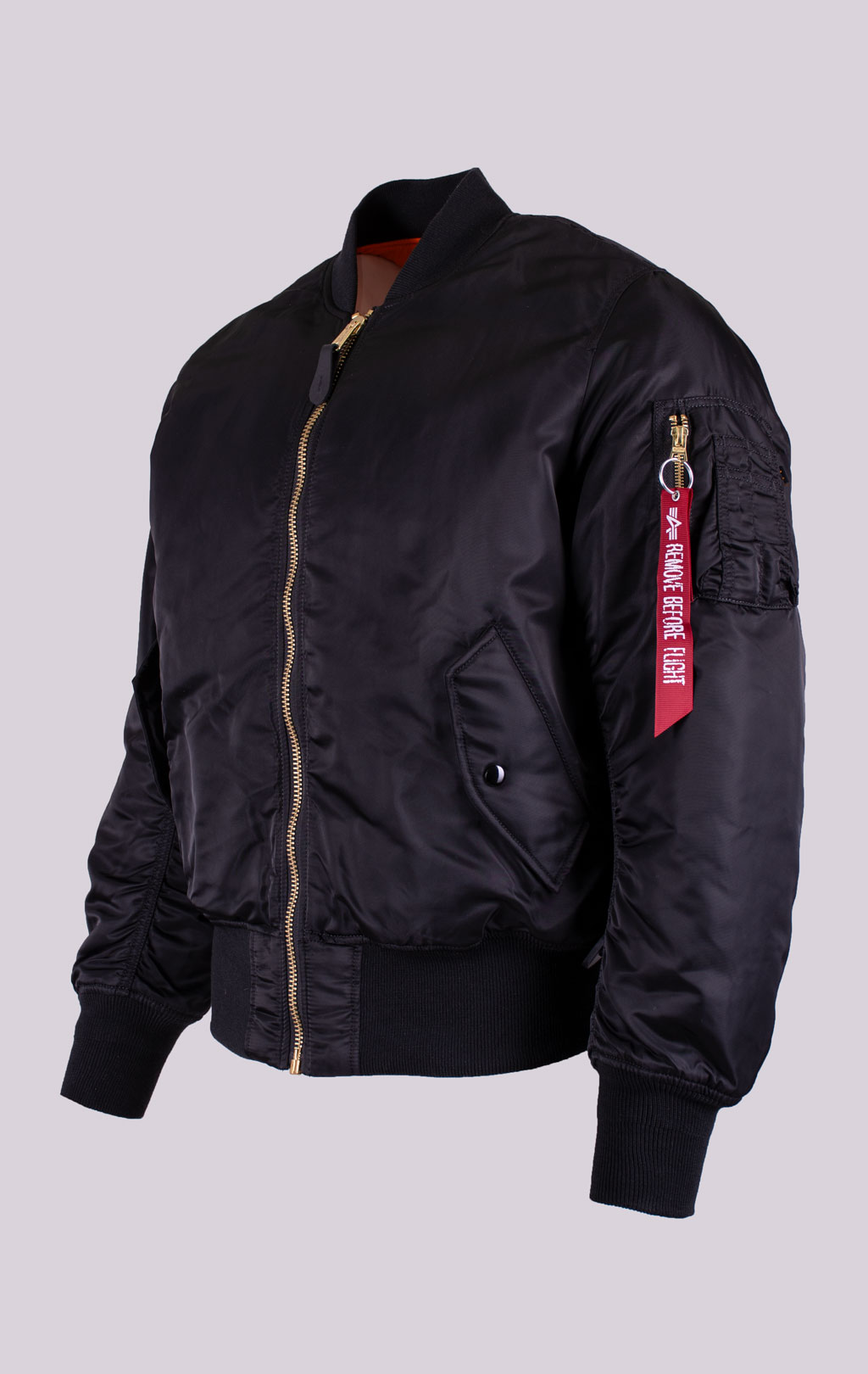 Бомбер ALPHA INDUSTRIES MA-1 black 