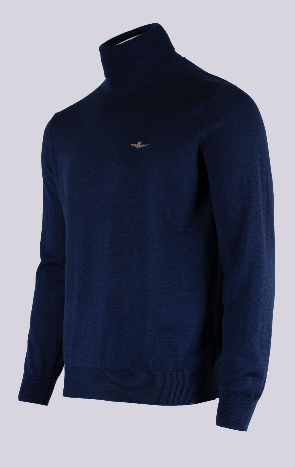 Свитер-водолазка AERONAUTICA MILITARE меринос 100% FW 26/27/CN baritone blue (MA 1644) 
