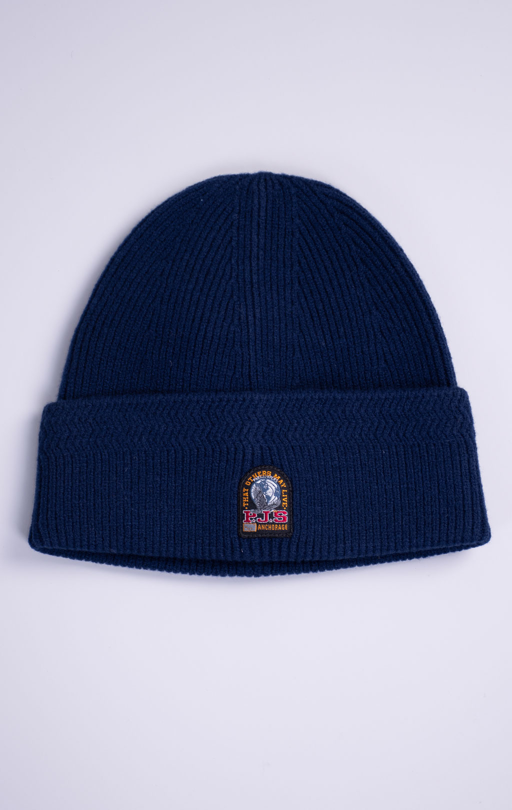 Шапка вязаная PARAJUMPERS GARMO FW 26/27 blue navy 